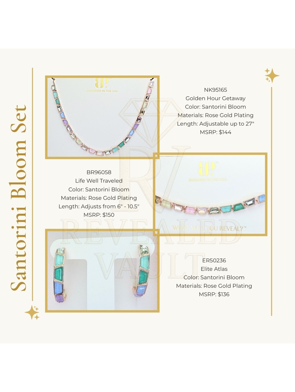 Santorini Bloom Set - Jewel Candy Destinations 2026